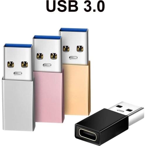 USB C Adapter USB 3.0 2.0 Male to USB 3.1 Type C Female Type-C Adapter for Laptop Samsung Xiaomi 10 Earphone USB Adapter