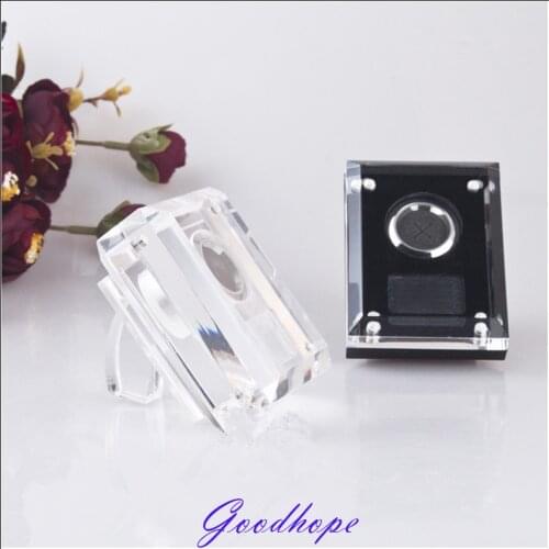 Acrylic Loose Diamond Display Holder Case Wedding Gem Gemstone Show Beads Jewellery Showcase Storage Container Casket 60*75*40mm
