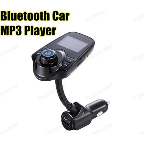 New Smartphone BluetoothMP3 Player Handsfree Car Kit Dual USB Charger FM Transmitter Handsfree with Micro SD/TF Card Reader