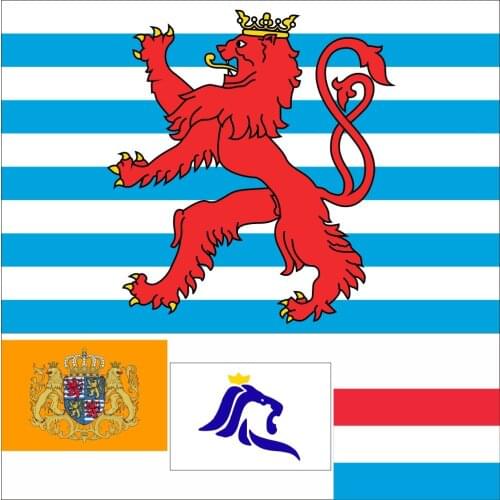 Luxembourg Flag 3X5FT 100D Polyester Double Stitched High Quality 90X150CM Banner
