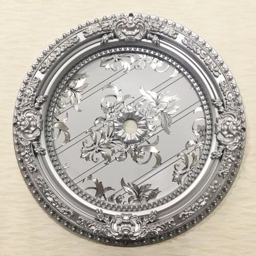 Decorative Round Designed Vintage Looking Ceiling Medallion for Chandeliers 60cm 23.62