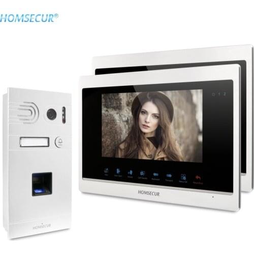 HOMSECUR 7" Video&Audio Smart Doorbell 1.3MP with Silver Camera for House/Flat BC061HD-S+BM702HD-S