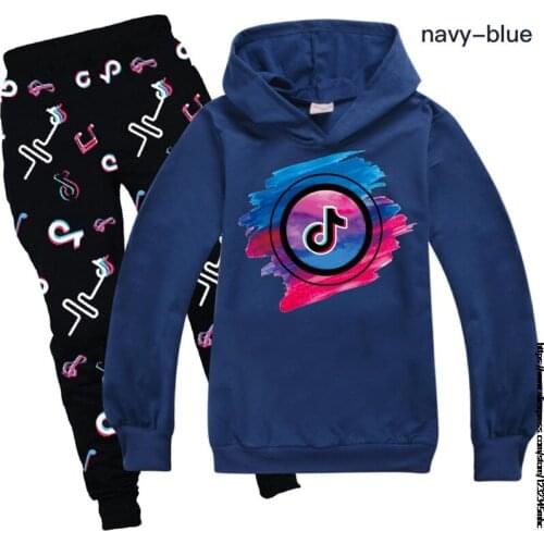 Girls Clothing Sets Children Fashion Hoodies And Pant Set Tik Tok Kids Clothing Spring Autumn Sports Suit Tracksuit
