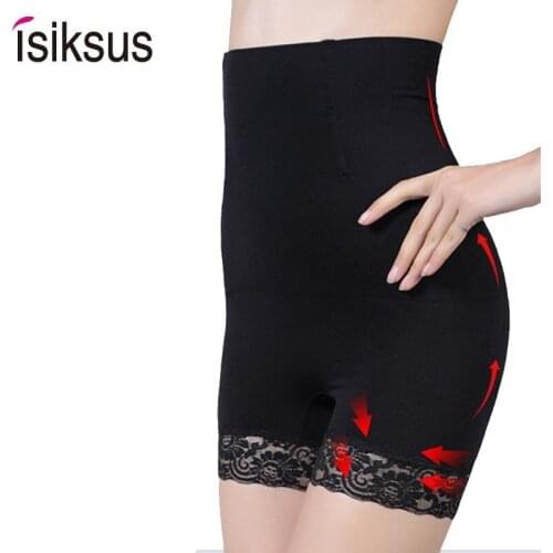 Isiksus Corset Waist Trainer Body Shapers Women Slimming Shapewear Panties Seamless Butt Lifter Lace Underwear Girdle Belt WT003