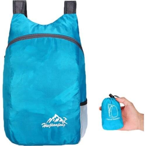 Lightweight Outdoor Backpack Waterproof Portable Foldable Camping Hiking Travel Daypack Leisure Sport Unisex Bags 20L