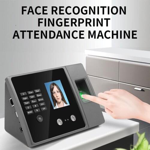 FA20 Face Recognition Time Attendance Machine Fingerprint Face Clock In Machine Finger Sign In Access Control Machine 5V 1A