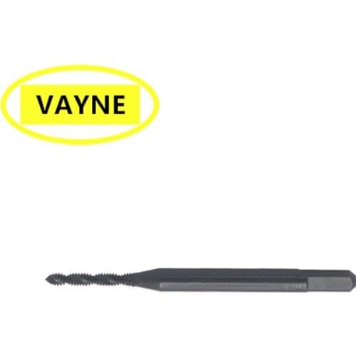 VAYNE HSSE Metric Spiral Fluted Taps with Oxidation Coated M1M1.2*0.25/M1.6M1.7M1.8X0.35 & machine Fine Thread screw tap M1.4