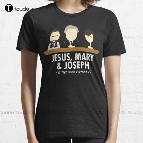 New Jesus Mary Joseph & The Wee Donkey T-Shirt Women Mens T Shirt Cotton Tee S-3Xl Unisex