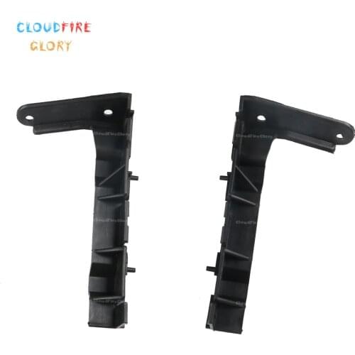 Pair Front Bumper Guide Bracket Left Right For Audi A8 Quarrto D3 2004 2005 2006 2007 2008 2009 2010 Seda 4E0807283B 4E0807284B