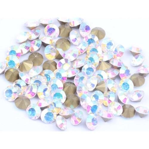 Ss35 7.4-7.6mm 288pcs PointBack Rhinestones Strass Many Colors Choose For 3D Nail Art DIY Wedding Accessories Decorations