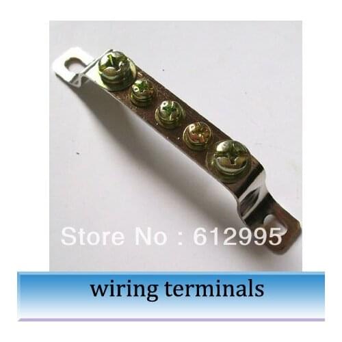 10pcs 5 hole 5 bit wiring row ground terminal connector