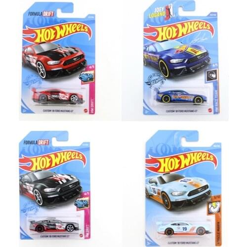 2021 CUSTOM 18 FORD MUSTANG GT Original Hot Wheels Mini Alloy Coupe 1/64 Metal Diecast Model Car Kids Toys Gift