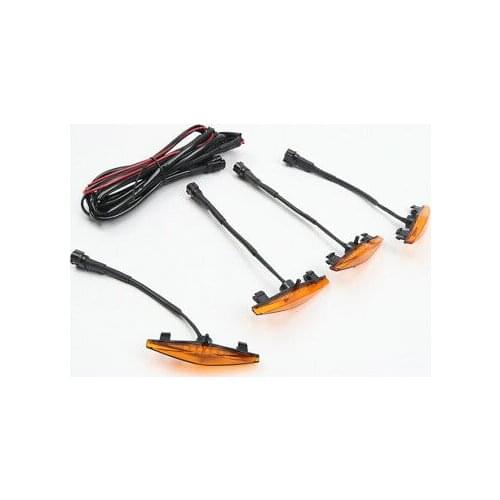 4pcs Grille Led Amber Lights For Toyota 4Runner TRD Pro 2014 - 2019