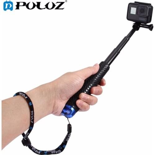 For Go Pro Accessories Handheld Pole Monopod Selfie Stick for GoPro HERO5 HERO4 Session HERO5 4 3 2 1SJ4000 SJ5000 Size:19-49cm
