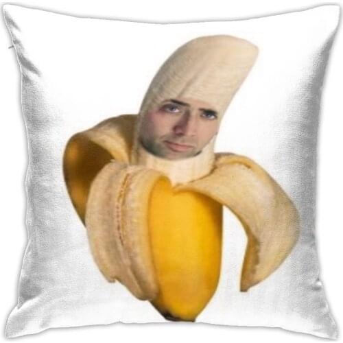 Nicolas Cage In A Banana 1 Dakimakura Pillow Case Pillow Cover Pillow Pillow Covers Linen Cushion Cover