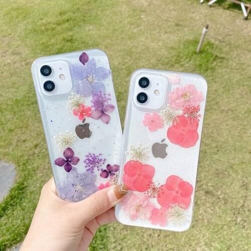 Summer Eternal Flower beauty Cherry blossoms Soft poxy phone Case for apple iphone 12 Pro 7 8 plus 11 X XS XR MAX MiNi SE Cover
