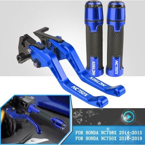 For Honda NC750X NC 750 X 2014 2015 2016 2017 2018 2019 Motorcycle Accessories Clutch Brake Lever Handle Grips Adjustable Levers