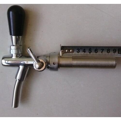 LONGER beer dispensing tap, beverage faucet with long shank