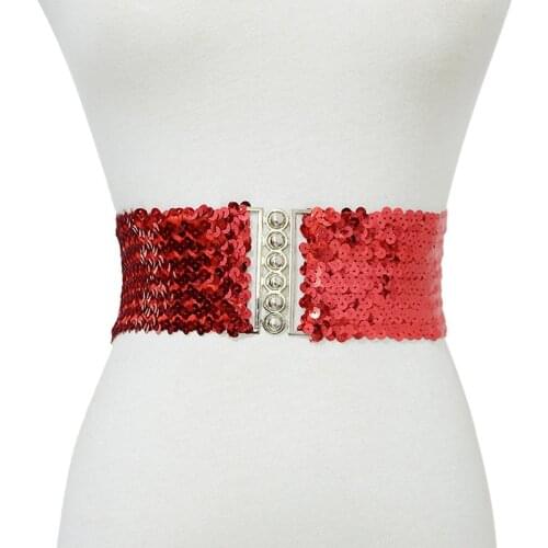 Elastic Wide Belt for Women Stretch Thick Waist Belt for Dress Fashion women belts