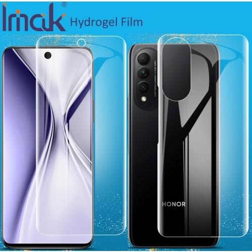 Imak Hydrogel Film For Honor X20 SE Rear Front Back Soft Clear Screen Guard Protective oleophobic