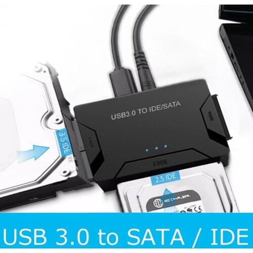 USB 3.0 To SATA IDE 3 Cable Sata To USB Adapter Support 2.5/3.5 Inch External SSD HDD Converter Cable USB 3.0 Hard Drive