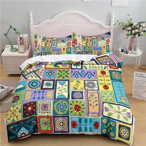 Luxury 3D Abstract Geometry Print Home Living Comfortable Duvet Cover Set Pillowcase Bedding Set Queen and King EU/US/AU/UK Size