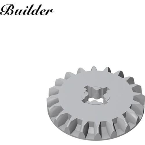Little Builder 32198 MOC Technology Part 20 Tooth Gear Chainring 10pcs Building Blocks DIY Creative Particles Toys for Children