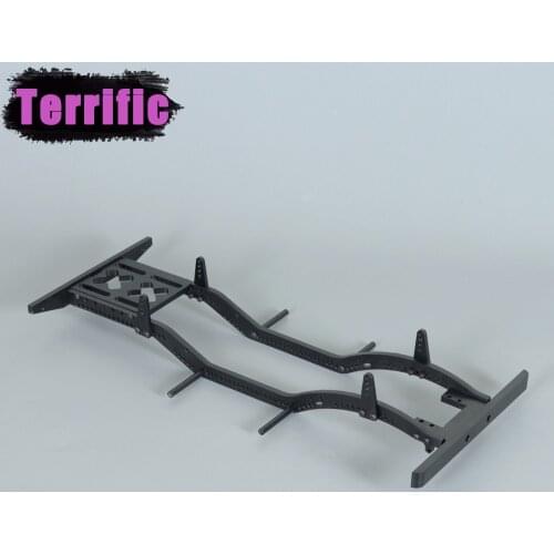 Metal Girder Frame Chassis Rails Frame with Shock Towers Leaf Springs for 1/10 RC Crawler Axial SCX10 D90 TF2 B5 Upgrade Parts