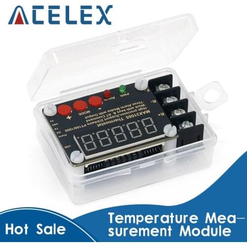 MAX31865 Temperature Measurement Module Collector High Precision PT100 PT1000 Serial Port Host Computer For Ardunio/STM32/PI