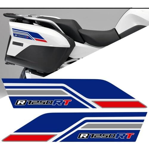 Stickers R 1250 RT For BMW R1250RT R1250 Side Luggage Cases Trunk Knee TankPad Tank pads Protector Fairing Emblem Badge Logo