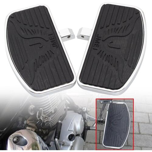 Motorcycle Footrests Rear Passenger Foot Pegs Floorboards Footboard For Honda Shadow VT400 VT750 1997-2003 Models