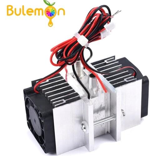 Semiconductor Refrigeration Chip Kit Diy Refrigerator Small Air Conditioning Water Cooled 12V Mini Chiller System Set