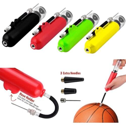 Portable Mini Ball Pump Basketball Football Volleyball Inflator Pump Inflatable Needle Nozzle Accessories Bicycle Sport Supplies