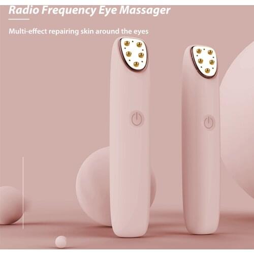 RF Radio Frequency Eye Massager Anti-Ageing Wrinkle Massager Portable Electric Device Dark Circle Facials Vibration Massage Pen