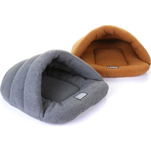 Warm velvet pet sleeping bag pet nest kennel cat litter rabbit nest big middle pet pet house