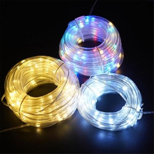 7M/12M Solar String Light Outdoor Waterproof LED Lights Christmas Decor Lamp With 8 Modes Garden Decorative String Lights