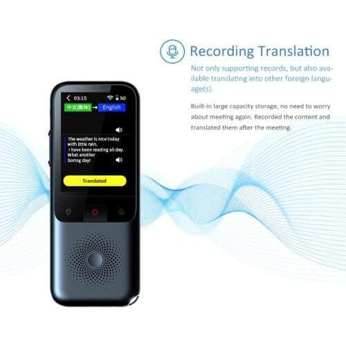 Smart Voice Translator 138 Languages Instant Translator Offline For Office Use