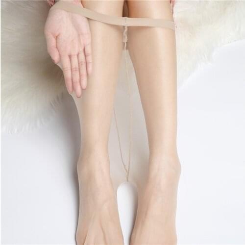 0D First-Line Level T Stockings Ultra-Thin Hidden Fully Transparent Womens Pantyhose Light Fleshcolor Toe Transparent Summer