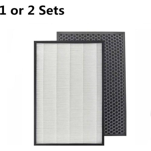 1 or 2 Sets 40*22cm Heap Filter Actived Carbon Filter for Sharp Air Purifier KC-D40E-W KC-D50 KC-E50 KC-F50 KC-D40E