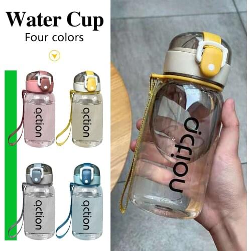 350ml Portable Leak Proof Design Sports Dinkware Camping Plastic Water Cup Outdoor Fitness Cup Water Bottle Kitchen Tools