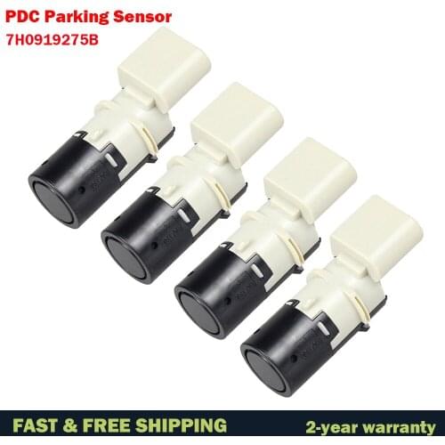 4 Pcs 7H0919275B 7H0919275E PDC Parking Sensor For Audi A6 4B C5 4F2 C6 4FH C6 4F5 C6