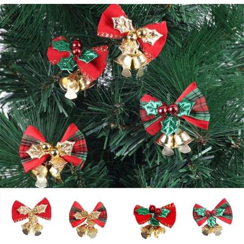 5pcs Christmas Decoration Accessory Jingle Bell Various Color Door Pendant Ornaments SAL99
