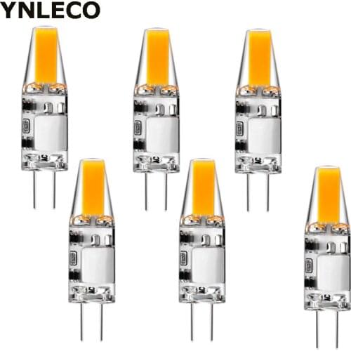6pcs G4 LED 12V 2W COB Bulb NO Flicker LED G4 Lamp 360 Degree Lampada Lampara ampul Home Room Light Replace 20W Halogen Lamp