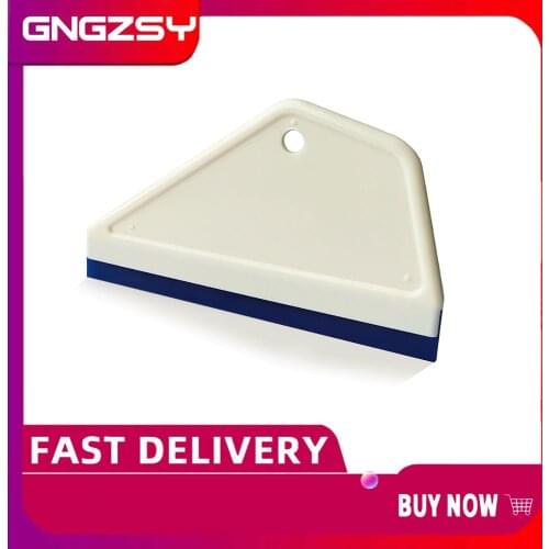 Auto Rubber Squeegee Side Wiper Vinyl Wrap Clean Scraper Blade For Window Tints Tool Sticker Glue Remover Car Accessories B17