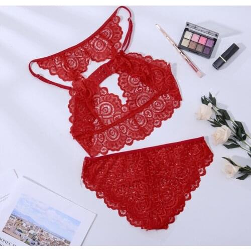 Sexy Bra Womens Comfortable Seamless Push Up Bralette Soutien Gorge Femme Fashion Hollow Out Lace Lingerie Red Black White Bras
