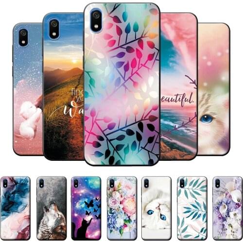 Case For Redmi 7A Cases Redmi 7a Colored Smoke For Xiomi Redmi 7A 7 A Silicone Phone Bag For Xiaomi Redmi 7A Case Soft TPU Cover