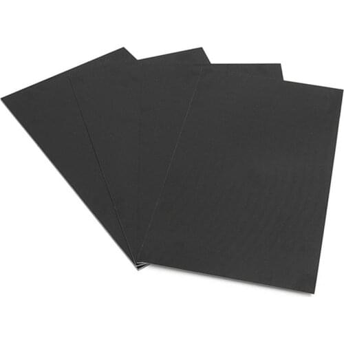 Black Glassfibre Template Board Sheet Epoxy Glass Fiber G10 FR4 Fibreglass Plate For DIY Knife handle Craft Supplies 300x170mm