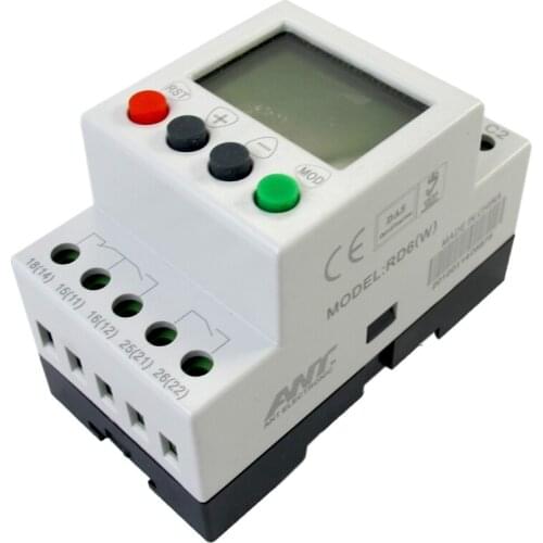 Digital over current relay, under/overvoltage protection relay, three phase voltage protective relay RD6-W