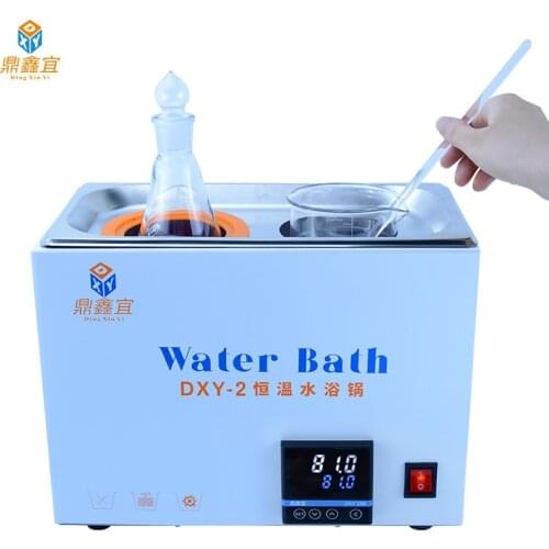 DXY Digital Thermostat Water Bath Hot Bath Laboratory Heating Device Dry Burning Prevention 2/4/6 Holes