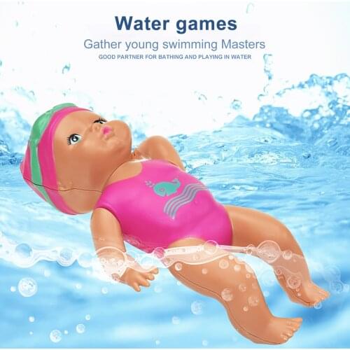 Baby Swimming Doll Waterproof Education Smart Electric Dolls Joint Movable Swim Dolls Infant Toys for Girls